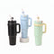 1000ml Insulated Tumbler with Handle & Straw Lid, 316 Stainless Steel Liner