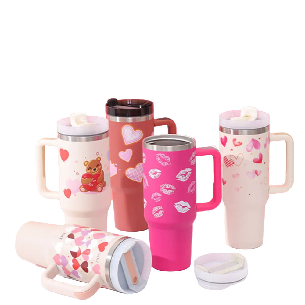 40oz insulated tumbler with handle